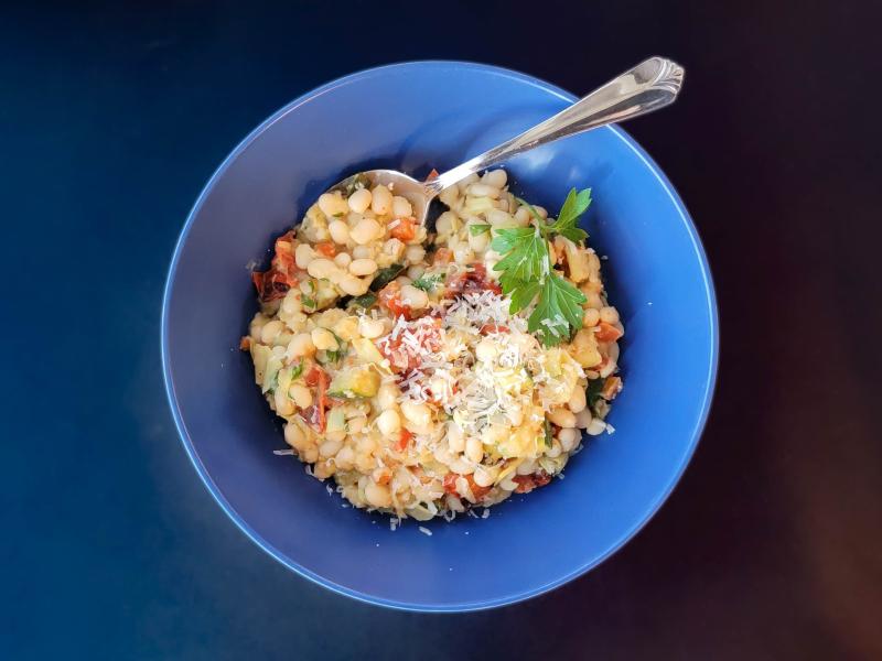 Lead image for recipe Garlic Parmesan White Beans